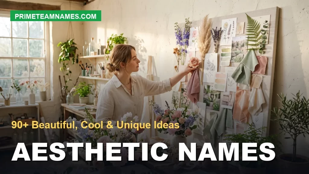 aesthetic names: beautiful, cool, and unique ideas
