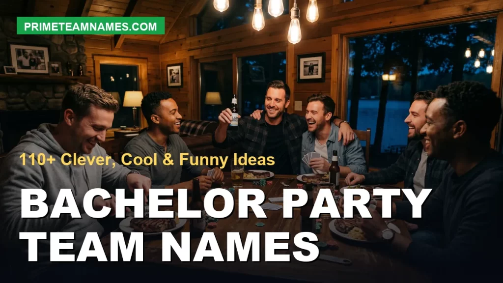 bachelor party team names: clever, cool, and funny ideas for your group