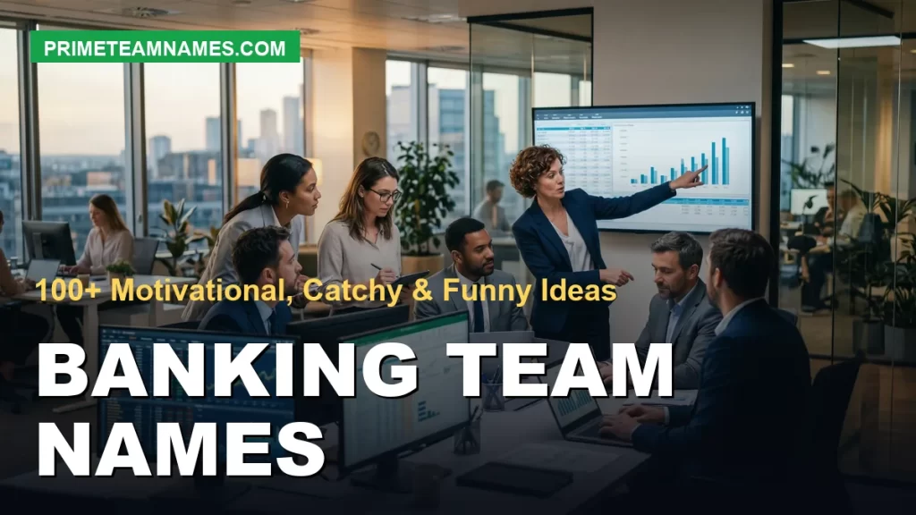 banking team names: motivational, catchy, clever, and funny ideas for your team
