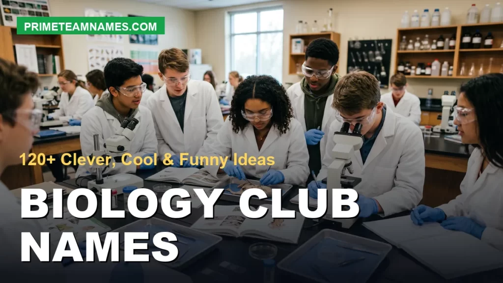 biology club names: clever, cool, and funny ideas for your school club