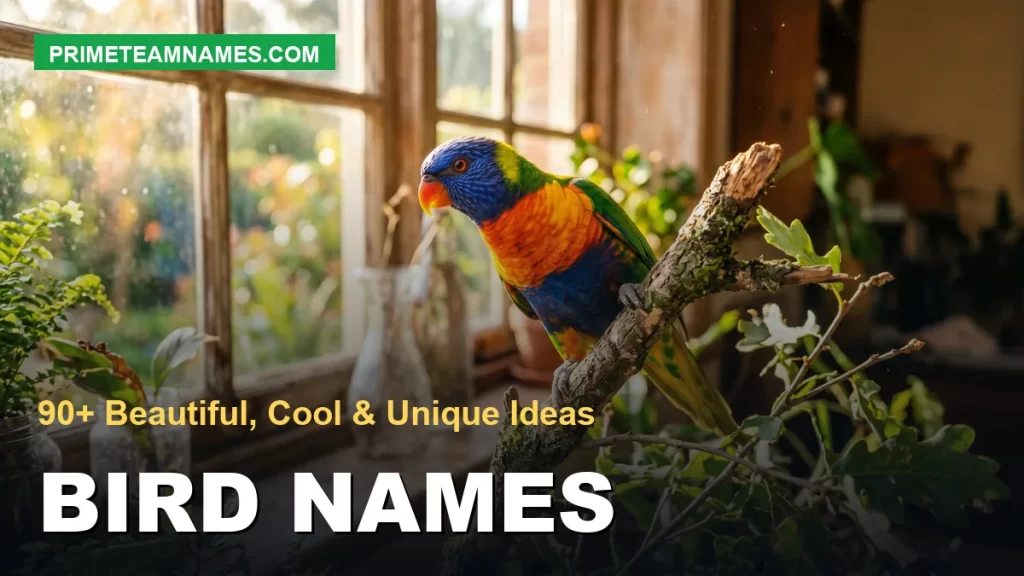 bird names: beautiful, cool, and unique ideas
