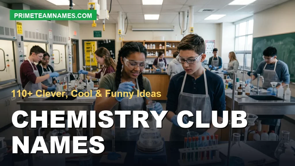 chemistry club names: clever, cool, and funny ideas for your school club