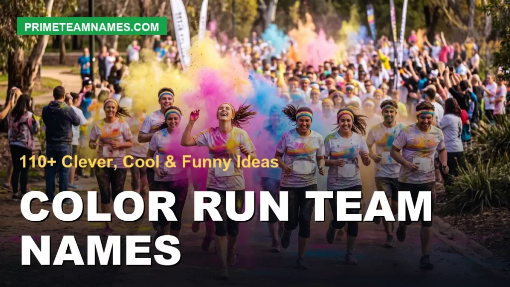 color run team names: clever, cool, and funny ideas for your group