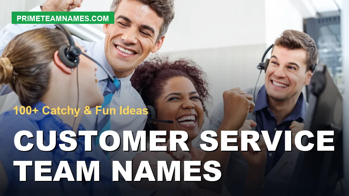 customer service team names ideas