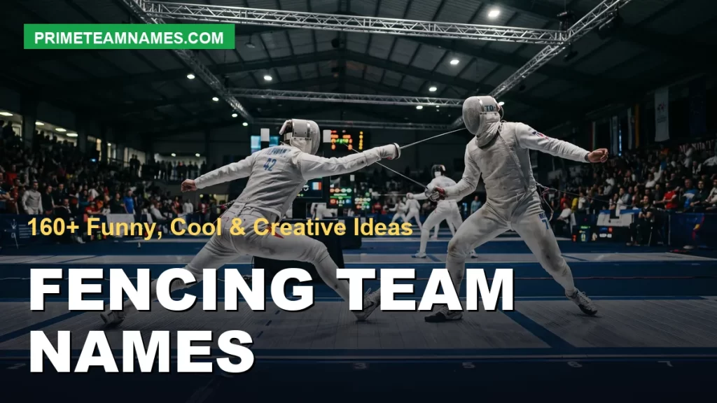 fencing team names ideas for funny, cool, girls', and youth squads