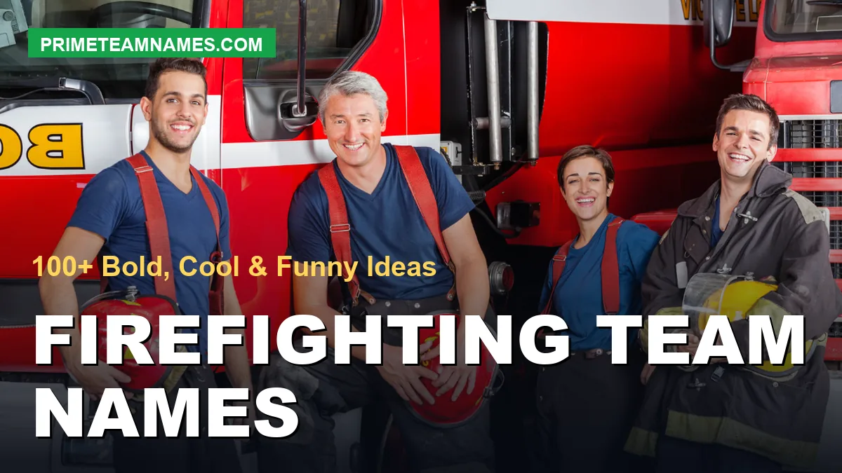 firefighting team names ideas