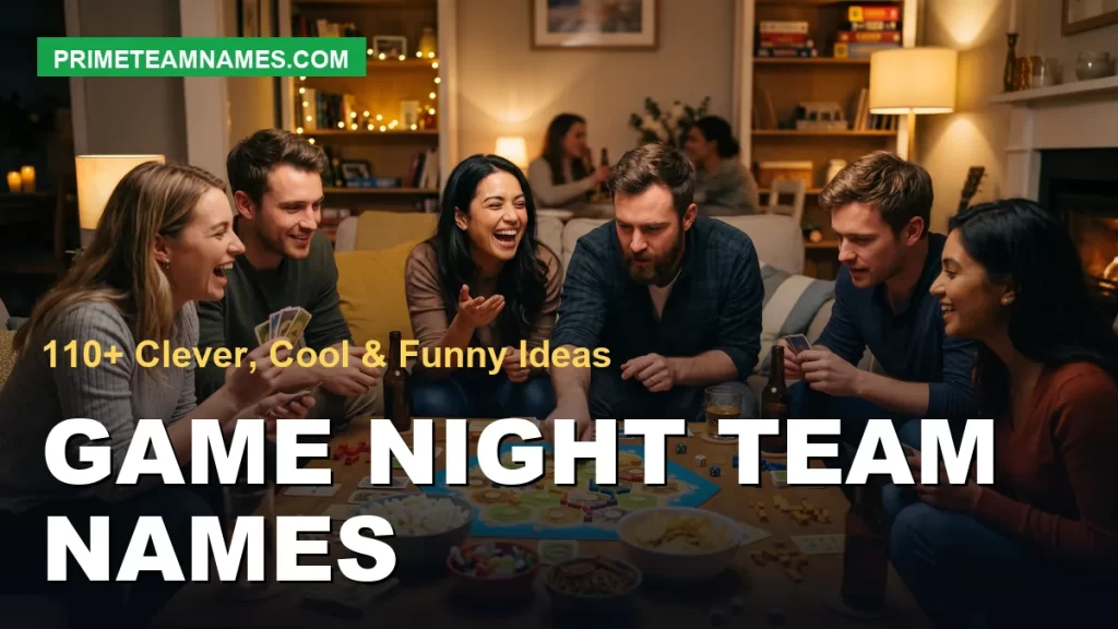 game night team names: clever, cool, and funny ideas for your group