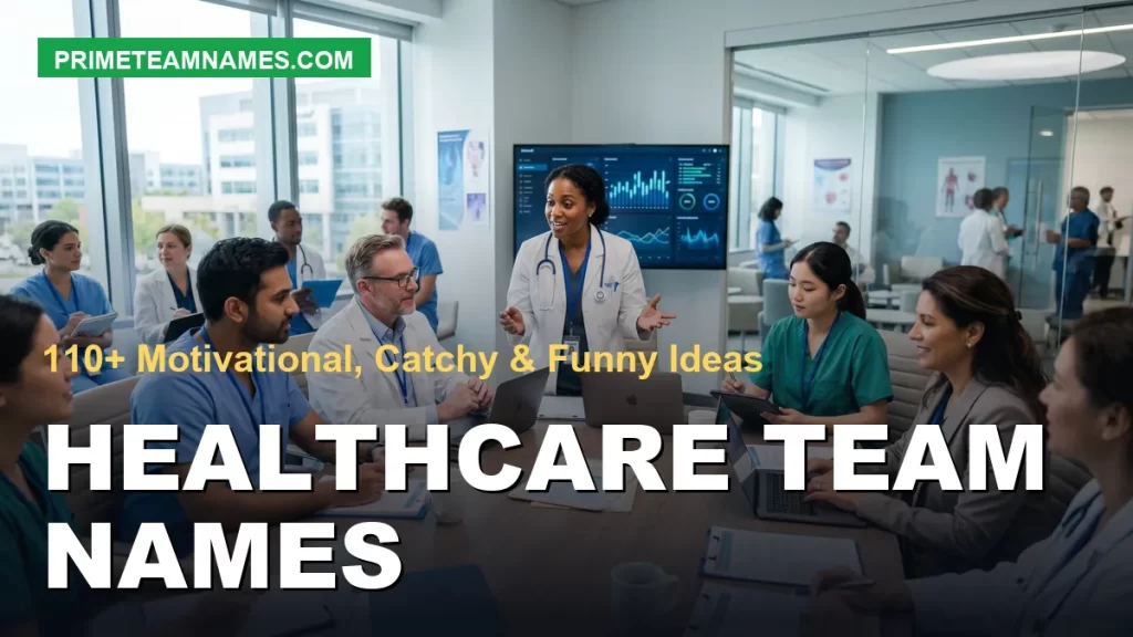 healthcare team names: motivational, catchy, clever, and funny ideas for your team