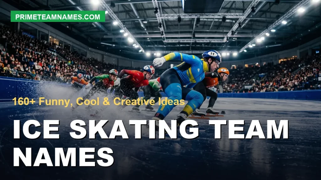 ice skating team names ideas for funny, cool, girls', and youth squads