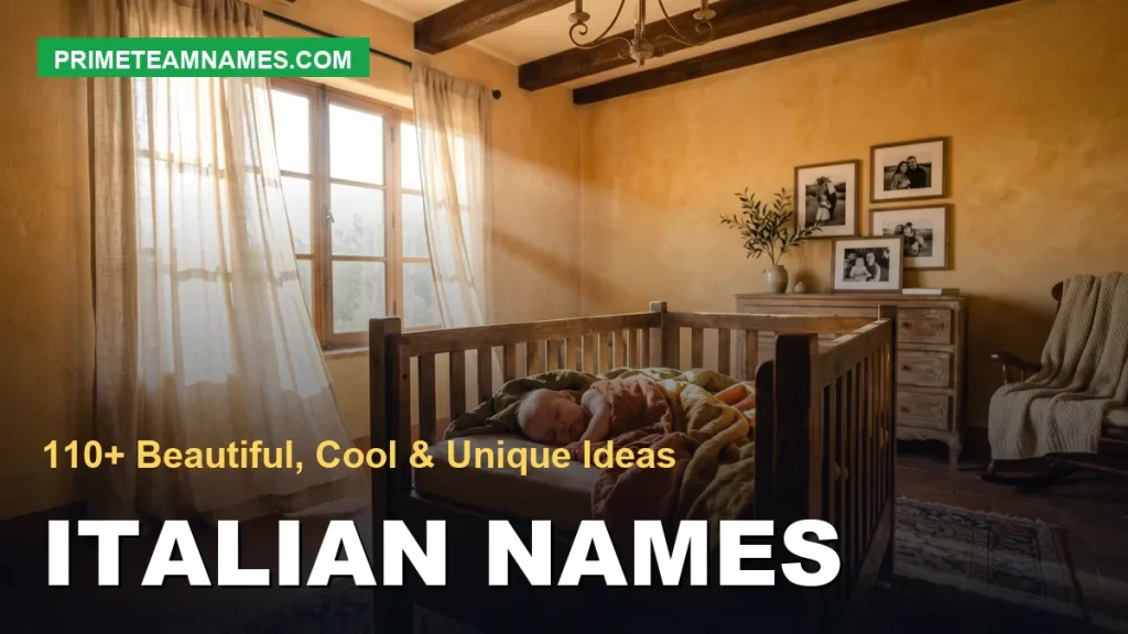 italian names: beautiful, cool, and unique ideas