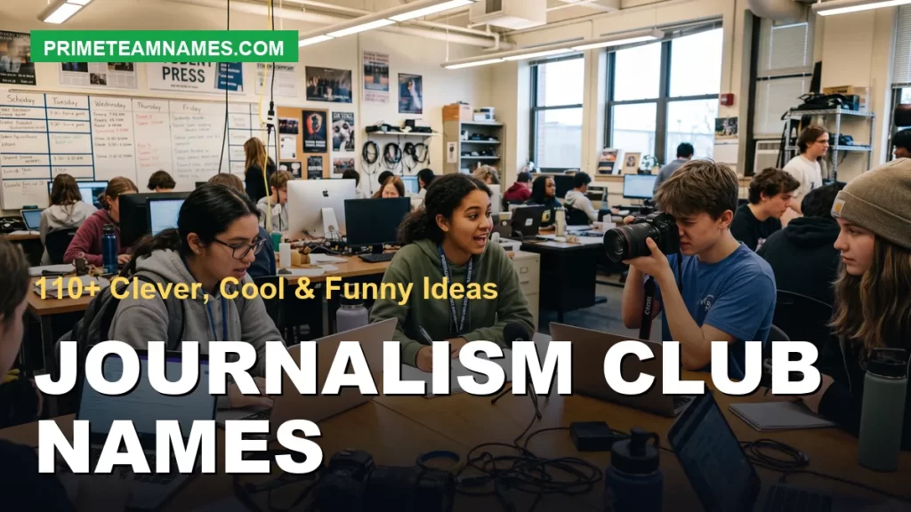 journalism club names: clever, cool, and funny ideas for your school club