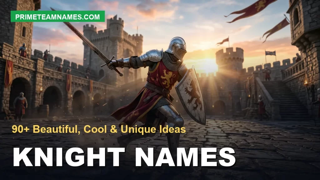 knight names: beautiful, cool, and unique ideas