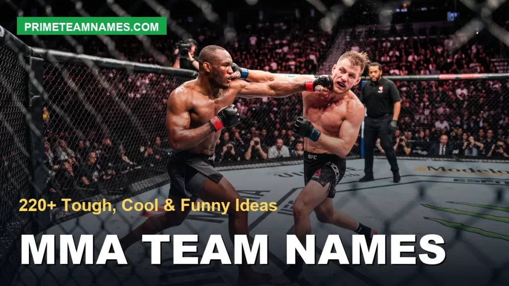 MMA team names ideas for tough, cool, and funny fight teams and gyms