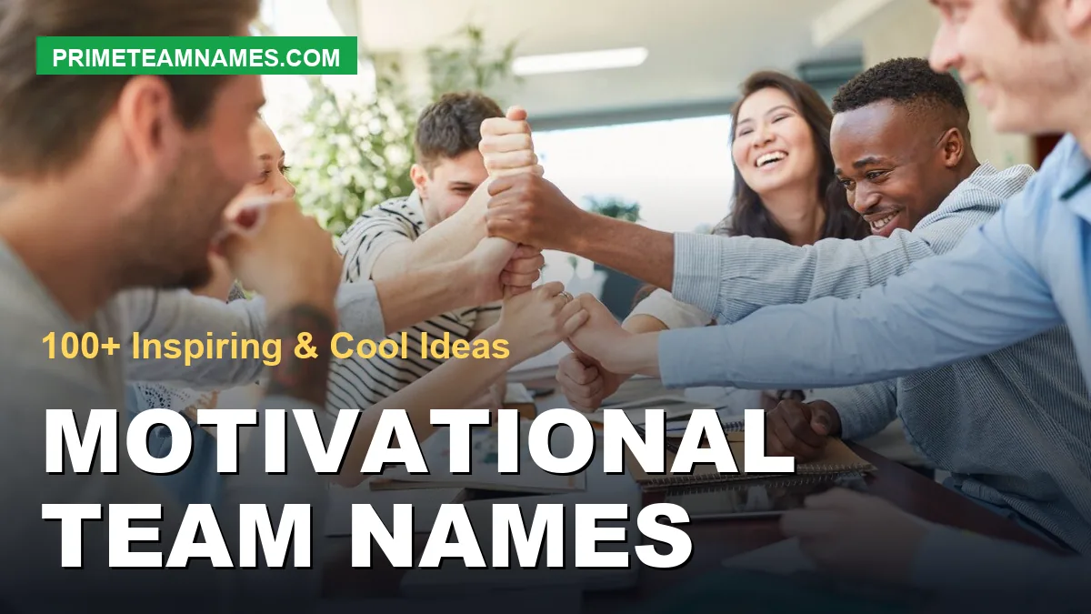 motivational team names ideas