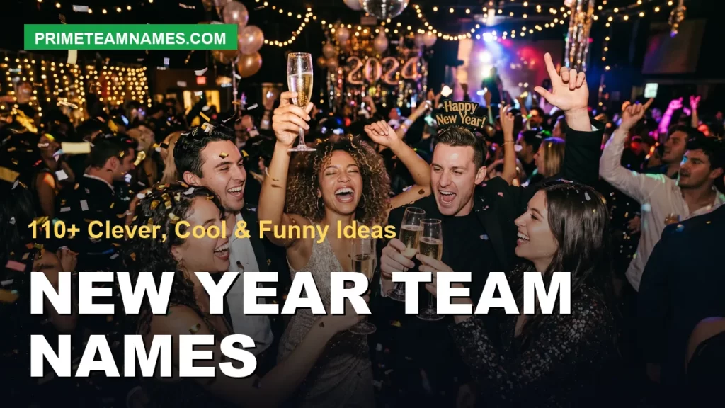new year team names: clever, cool, and funny ideas for your group
