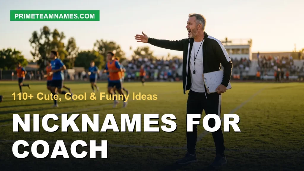 nicknames for coach: cute, cool, and funny ideas