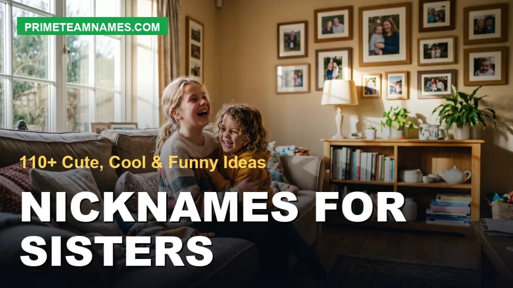 nicknames for sisters: cute, cool, and funny ideas