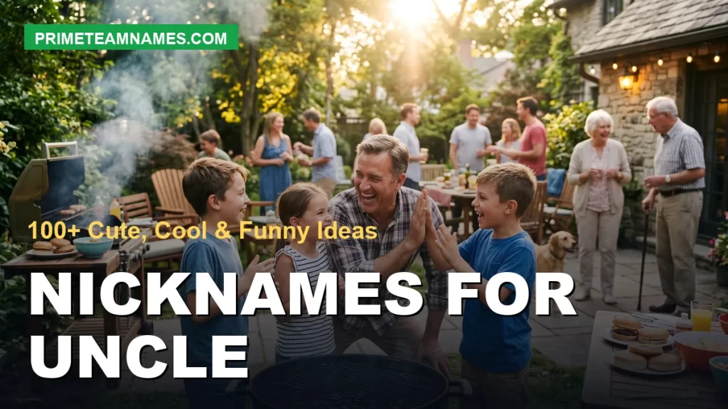 nicknames for uncle: cute, cool, and funny ideas