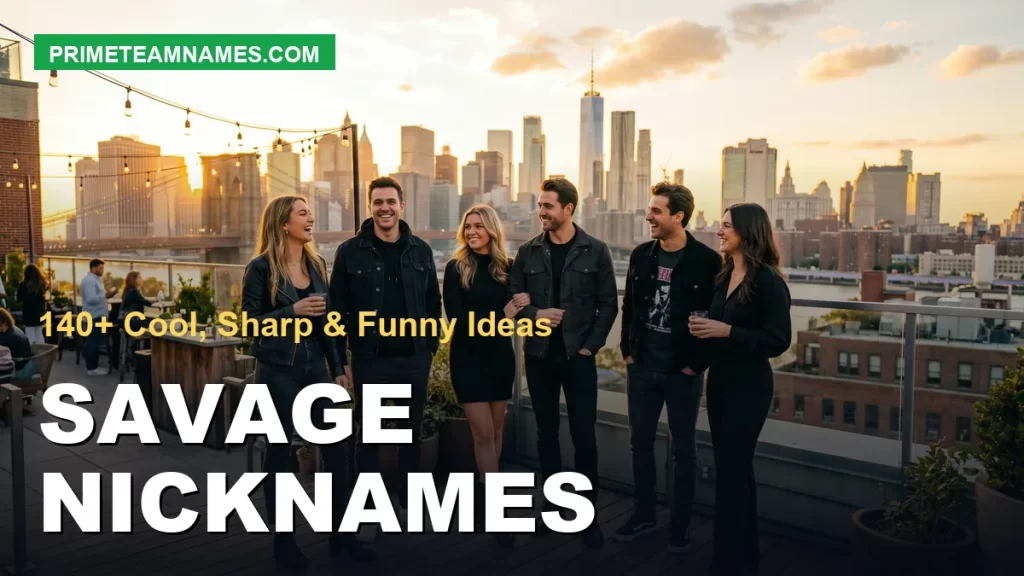 savage nicknames: cool, cutting, and clever ideas