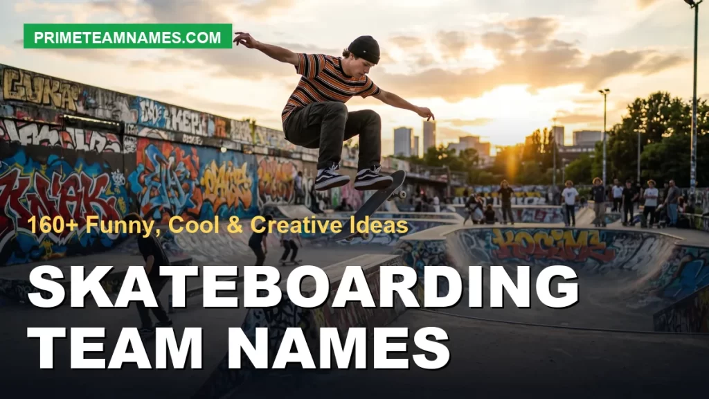 skateboarding team names ideas for funny, cool, girls', and youth squads