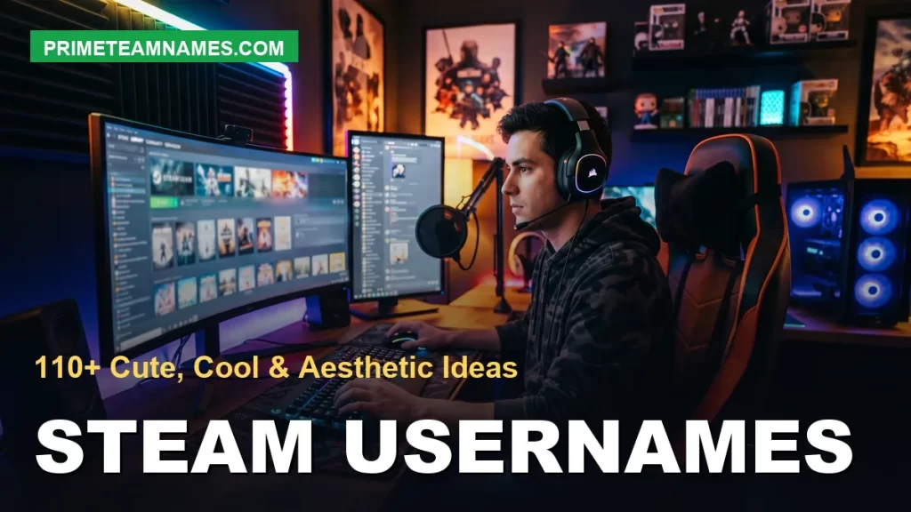 steam usernames: cute, cool, and aesthetic ideas for your bio