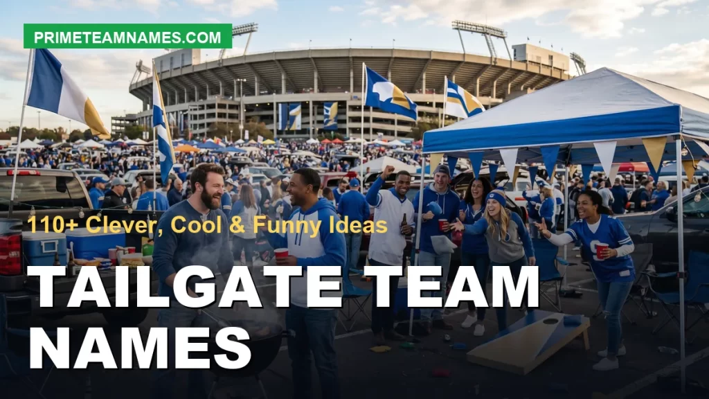 tailgate team names: clever, cool, and funny ideas for your group