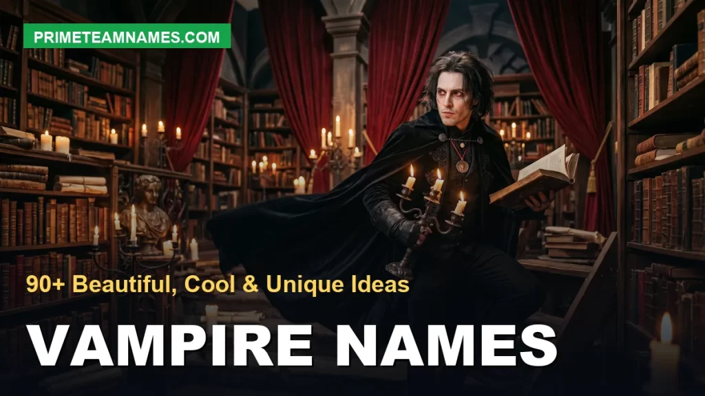vampire names: beautiful, cool, and unique ideas