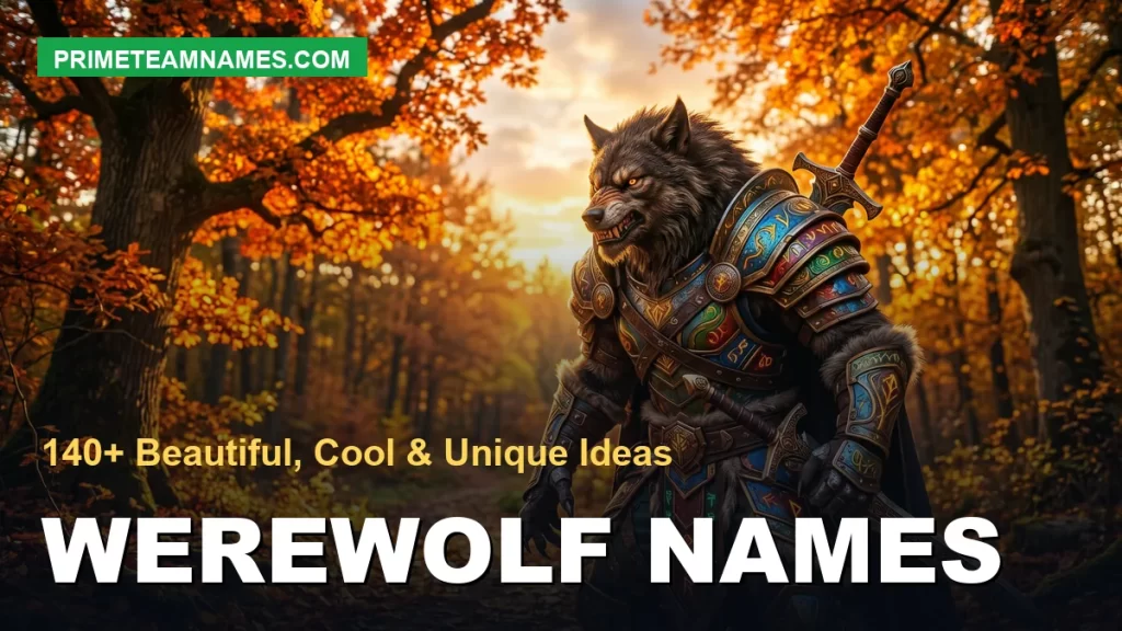 werewolf names: cool and powerful character ideas